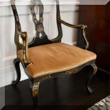 F46. Chinoiserie chair. 